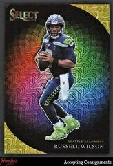 Russell Wilson [Gold] #CW-8 Football Cards 2021 Panini Select Color Wheel Prices