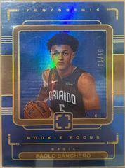Paolo Banchero [Gold] #5 Basketball Cards 2022 Panini Photogenic Rookie Focus Prices