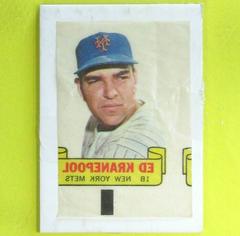 Ed Kranepool Baseball Cards 1966 Topps Rub Offs Prices
