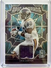 Cris Carter [Blue] Football Cards 2022 Panini Spectra Epic Legends Materials Prices