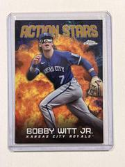 Bobby Witt Jr. [Gold] #ASC-17 Baseball Cards 2023 Topps Chrome Update Action Stars Prices