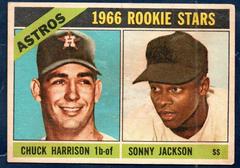 Astros Rookies [C. Harrison, S. Jackson] #244 Baseball Cards 1966 Venezuela Topps Prices