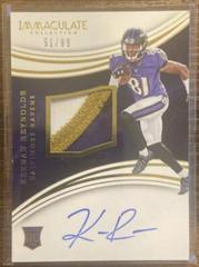 Keenan Reynolds [Patch Autograph] Football Cards 2016 Panini Immaculate Prices