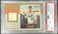 Pete Alonso [High Number Gold] #PA Baseball Cards 2019 Topps Heritage Clubhouse Collection Relics Prices