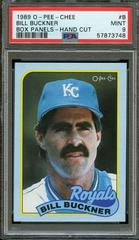 Bill Buckner #B Baseball Cards 1989 O Pee Chee Box Panels Hand Cut Prices