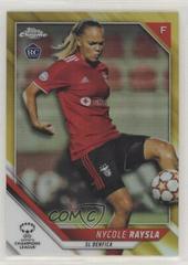Nycole Raysla [Gold Refractor] Soccer Cards 2021 Topps Chrome UEFA Women’s Champions League Prices