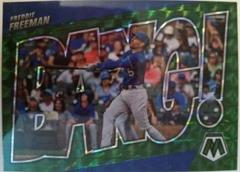 Freddie Freeman [Green] #BG-11 Baseball Cards 2022 Panini Mosaic Bang Prices