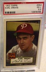 Karl Drews Baseball Cards 1952 Topps Prices