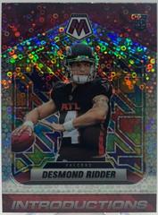 Desmond Ridder [No Huddle Silver] Football Cards 2022 Panini Mosaic Introductions Prices