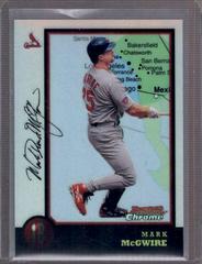 Mark McGwire [Refractor] #5 Baseball Cards 1998 Bowman Chrome International Prices