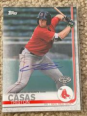 Triston Casas [Autograph Red] #144 Baseball Cards 2019 Topps Pro Debut Prices