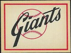 Giants Baseball Cards 1961 Fleer Team Logo Decals Prices
