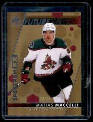 Matias Maccelli [Gold] #S-65 Hockey Cards 2022 SP Authentic Spectrum FX Prices