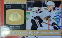 Pius Suter [Gold] #RR-11 Hockey Cards 2021 Upper Deck Rookie Retrospective Prices