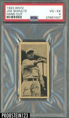 Joe Schultz [Hand Cut] Baseball Cards 1923 W572 Prices