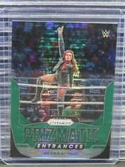 Becky Lynch [Green Pulsar Prizm] Wrestling Cards 2022 Panini Prizm WWE Prizmatic Entrances Prices