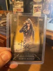 Sasha Banks [Gold] Wrestling Cards 2021 Topps WWE Undisputed Grand Slam Champions Autographs Prices