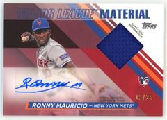 Ronny Mauricio [Red] #MLMA-RM Baseball Cards 2024 Topps Major League Material Autograph Prices