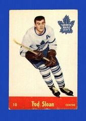 Tod Sloan #10 Hockey Cards 1955 Parkhurst Quaker Oats Prices
