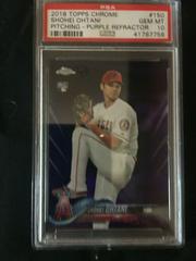 Shohei Ohtani [Pitching Purple Refractor] #150 Baseball Cards 2018 Topps Chrome Prices