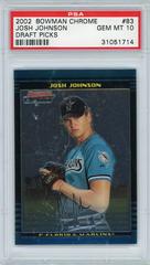 Josh Johnson #83 Baseball Cards 2002 Bowman Chrome Draft Picks Prices