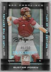 Buster Posey [Turn of the Century Autograph] Baseball Cards 2008 Donruss Elite Extra Edition Prices