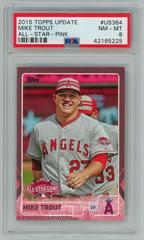 Mike Trout [All Star Pink] #US364 Baseball Cards 2015 Topps Update Prices