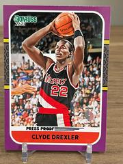 Clyde Drexler [Press Proof] #20 Basketball Cards 2022 Panini Donruss Retro Series Prices