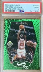 Michael Jordan [Green] Basketball Cards 1998 UD Choice Starquest Prices