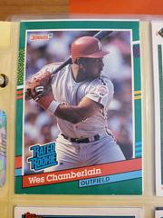 Wes Chamberlain #423 Baseball Cards 1991 Donruss Prices
