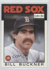 Bill Buckner Baseball Cards 1986 O Pee Chee Prices