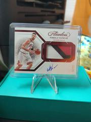 Nikola Vucevic [Ruby Horizontal Patch Auto] #22 Basketball Cards 2022 Panini Flawless Patch Autograph Prices