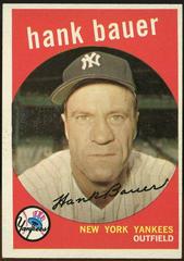 Hank Bauer [Gray Back] #240 Baseball Cards 1959 Topps Prices