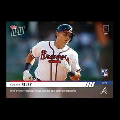 Austin Riley #311 Baseball Cards 2019 Topps Now Prices