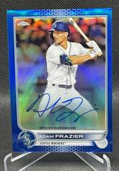 Adam Frazier [Blue] #CVA-AF Baseball Cards 2022 Topps Chrome Veteran Autographs Prices