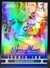 Mercury Morris [Blue] #II-MM Football Cards 2022 Panini Absolute Iconic Ink Autographs Prices