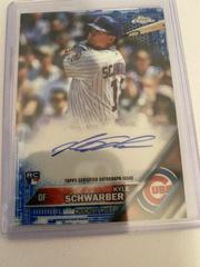 Kyle Schwarber [Blue Refractor] #RA-KSC Baseball Cards 2016 Topps Chrome Rookie Autographs Prices