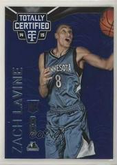 Zach LaVine [Platinum Blue] #152 Basketball Cards 2014 Panini Totally Certified Prices