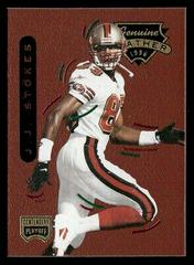 J.J. Stokes Football Cards 1996 Playoff Contenders Leather Prices