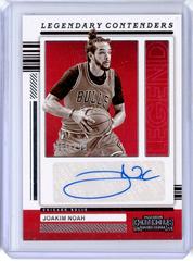 Joakim Noah Basketball Cards 2021 Panini Contenders Legendary Autographs Prices