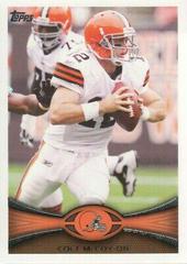 Colt McCoy #4 Football Cards 2012 Topps Prices