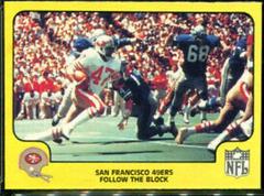 San Francisco 49ers [Follow the Block] #49 Football Cards 1978 Fleer Team Action Prices