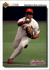 Andres Galarraga [Gold Hologram] #758 Baseball Cards 1992 Upper Deck Prices