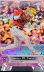 Jarren Duran [Pink] Baseball Cards 2022 Topps Chrome Logofractor Prices