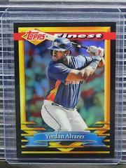 Yordan Alvarez [Black Refractor] Baseball Cards 2021 Topps Finest Flashbacks Prices