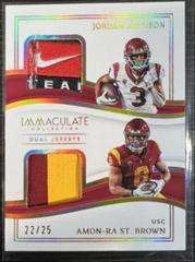 Amon-Ra St. Brown #3 Football Cards 2023 Panini Immaculate Collection Collegiate Prices