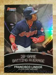 Francisco Lindor Baseball Cards 2016 Bowman's Best Stat Lines Prices