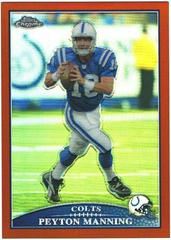 Peyton Manning [Blue Jersey Copper Refractor] Football Cards 2009 Topps Chrome Prices