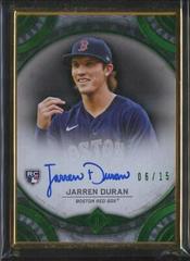Jarren Duran [Emerald] #TCA-JD Baseball Cards 2022 Topps Transcendent Collection Autographs Prices