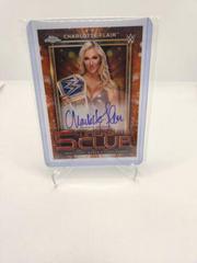 Charlotte Flair [Orange Refractor] #5TA-CF Wrestling Cards 2021 Topps Chrome WWE 5 Timers Club Autographs Prices